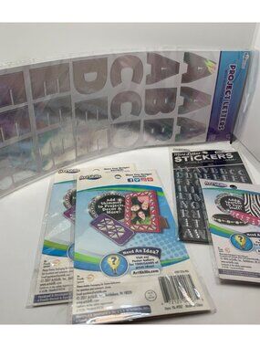 ArtSkills Letter Stickers & Shimmer Decorations Set For DIY Projects & Crafts
